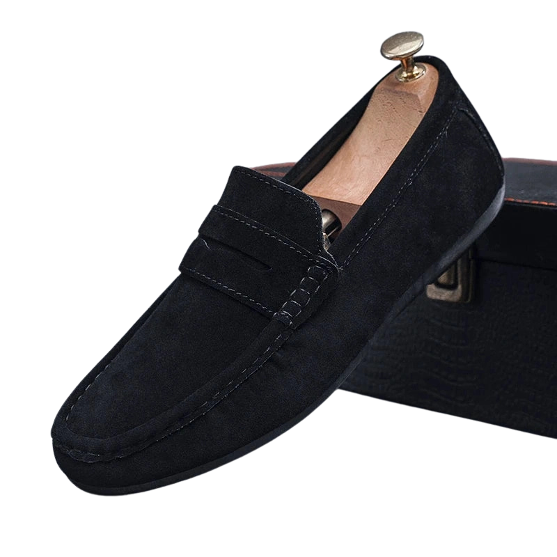 Herrenschuh Loafers Wildleder | Old Money 