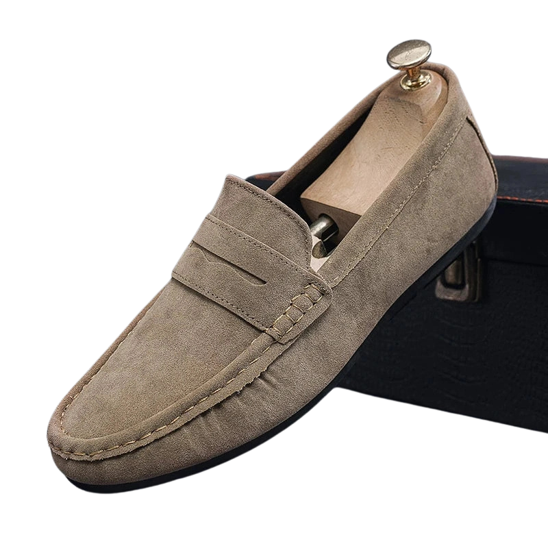 Herrenschuh Loafers Wildleder | Old Money 