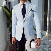 Kreuzblazer Mann Blau | Old Money 