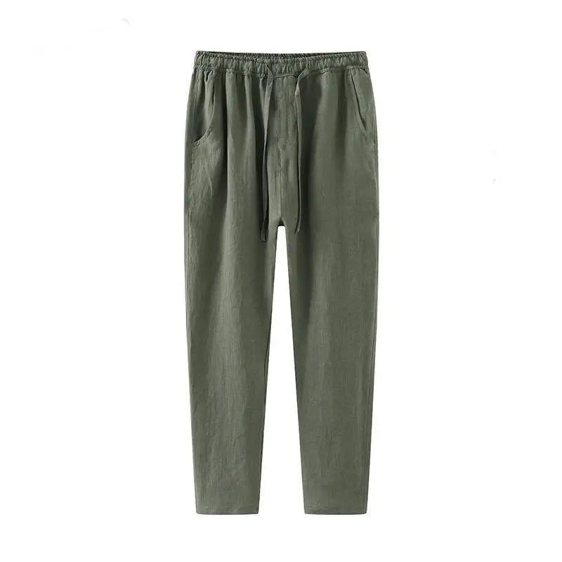 Leinenhose Herren Grün | Old Money 