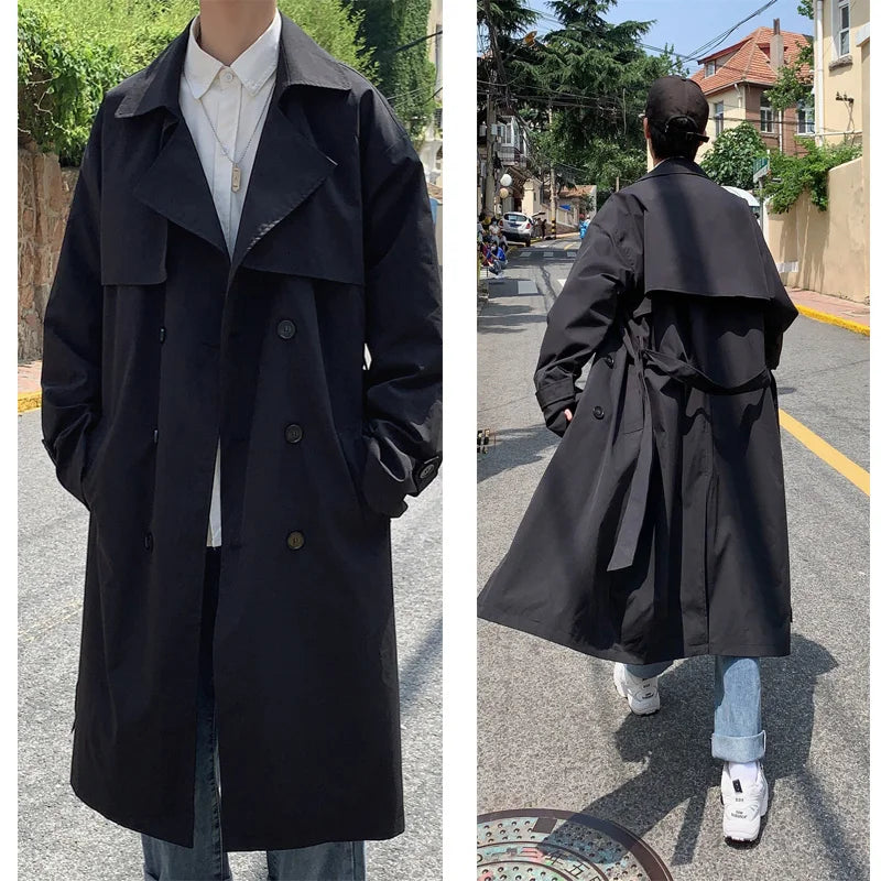 Long Trench Coat Man | Old Money 