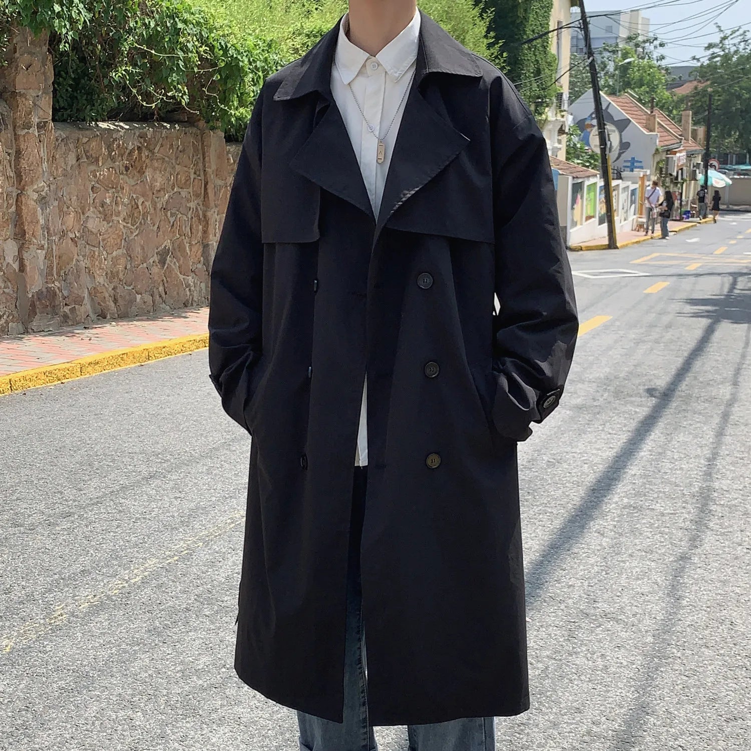 Long Trench Coat Man | Old Money 