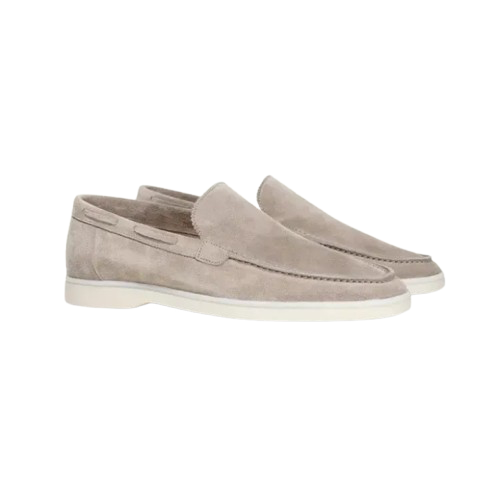 VELOURSLEDER SEASIDE LOAFER BEIGE | Old Money 