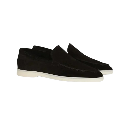 VELOURSLEDER SEASIDE LOAFER SCHWARZ | Old Money 
